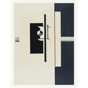 Obrazová reprodukce Abstract Composition No.2 - El Lissitzky, (30 x 40 cm)