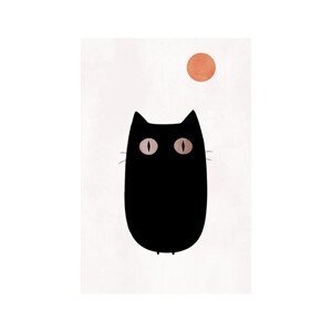 Plakát, Obraz - Kubistika - The cat, (40 x 60 cm)