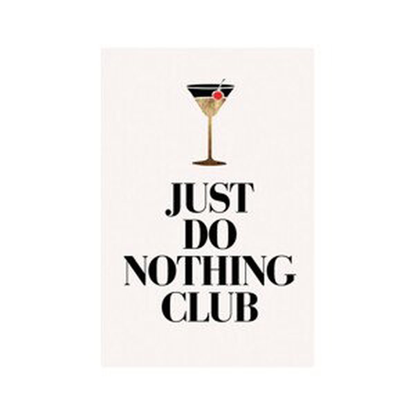 Plakát, Obraz - Kubistika - Just do nothing, (40 x 60 cm)