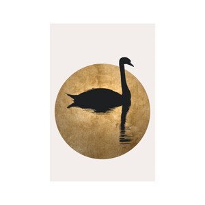 Plakát, Obraz - Kubistika - The swan, (40 x 60 cm)