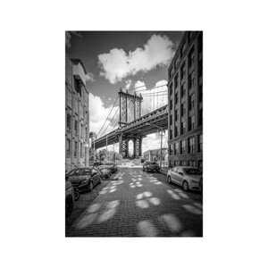 Plakát, Obraz - Melanie Viola - NEW YORK CITY Manhattan Bridge, (40 x 60 cm)