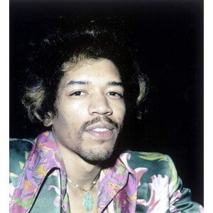 Umělecká fotografie Portrait of singer and guitarist Jimi Hendrix, 1970, (35 x 40 cm)