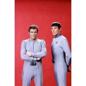 Umělecká fotografie William Shatner And Leonard Nimoy, (26.7 x 40 cm)