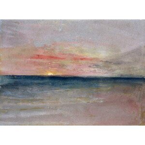 Turner, Joseph Mallord William - Obrazová reprodukce Sunset, (40 x 30 cm)