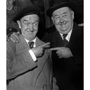 Umělecká fotografie Stan Laurel And Oliver Hard, 1947, (35 x 40 cm)