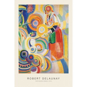 Obrazová reprodukce Portuguese Woman (Special Edition) - Robert Delaunay, (26.7 x 40 cm)