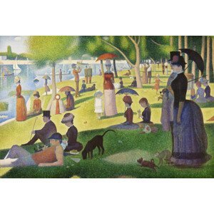 Obrazová reprodukce A Sunday on La Grande Jatte (Traditional Vintage Landscape) - Georges Seurat, (40 x 26.7 cm)