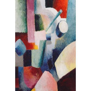 Obrazová reprodukce Abstract Composition - (Vintage Colourful Forms) - August Macke, (26.7 x 40 cm)