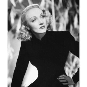 Umělecká fotografie Marlene Dietrich, (35 x 40 cm)