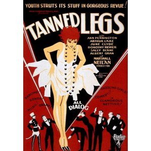 Umělecká fotografie Tanned legs de MarshallNeilan, 1929, (26.7 x 40 cm)