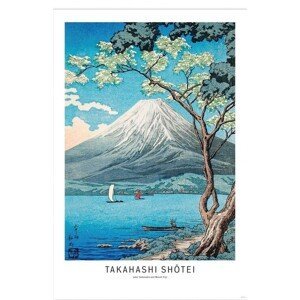 Plakát, Obraz - Takahashi Shotei - Lake Yamanaka and Mount Fuji, (61 x 91.5 cm)