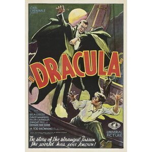 Anonymous - Obrazová reprodukce Dracula, 1931, (26.7 x 40 cm)
