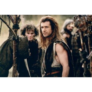 Umělecká fotografie Mel Gibson, Braveheart, 1995, (40 x 26.7 cm)