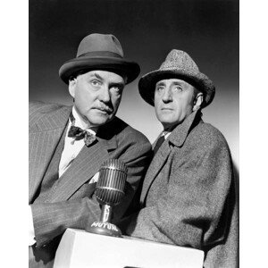 Umělecká fotografie SHERLOCK HOLMES Nigel Bruce and Basil Rathbone, (30 x 40 cm)