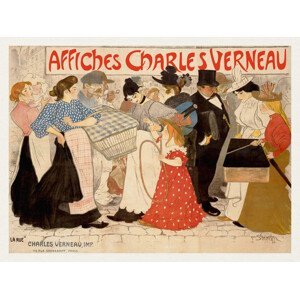 Obrazová reprodukce Affiches Charles Verneau (Vintage French) - Théophile Steinlen, (40 x 30 cm)