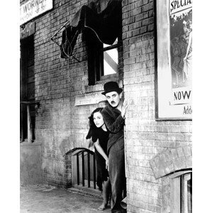 Umělecká fotografie Charlie Chaplin, Paulette Goddard, 1936, (35 x 40 cm)