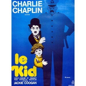 Umělecká fotografie Charles Chaplin, Le Kid, (30 x 40 cm)
