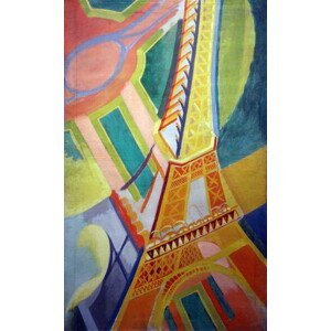 Delaunay, Robert - Obrazová reprodukce Tour Eiffel, 1926, (24.6 x 40 cm)