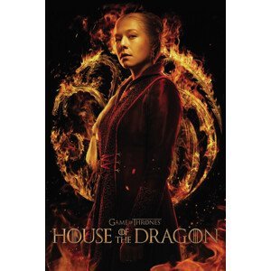 Umělecký tisk House of Dragon - Rhaenyra Targaryen, (26.7 x 40 cm)
