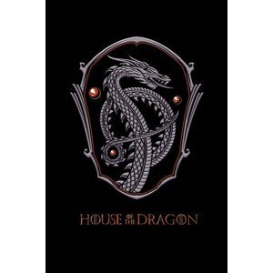 Umělecký tisk House of Dragon - Dragon Shield, (26.7 x 40 cm)