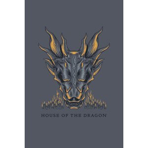 Umělecký tisk House of Dragon - Dragon Skull, (26.7 x 40 cm)