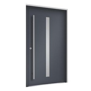 Hliníkové vchodové dveře Premium Line model 1101 Výplň dveří: Vsazená výplň, Rám dveří: PD GENESIS 75