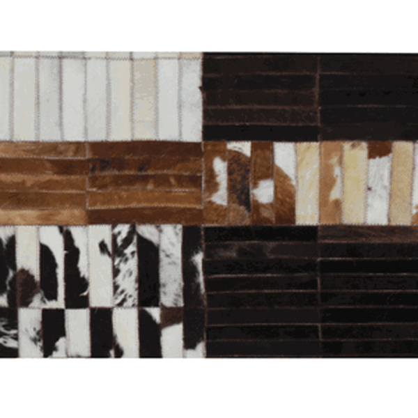 Luxusní koberec, pravá kůže, 201x300 cm, KŮŽE TYP 4