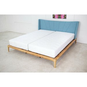 Čalouněná postel TAMPERE 180x200, modrá