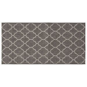 LIVARNO home Koberec, 75 x 150 cm (Black Pattern)