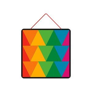 Playtive Kreativní magnetická tabule (trojúhelníky)