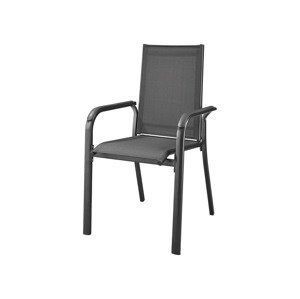 LIVARNO home Hliníková stohovatelná židle Houston, če (plast#ne#stohovatelný#zahradní židle#ano)