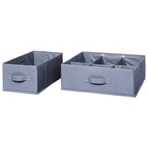 LIVARNO home Úložný box (zásuvkový box, modrý, 2 kusy)
