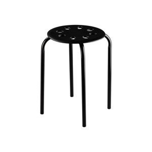 LIVARNO home Plastová židle (černá)