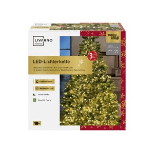 LIVARNO home Světelný LED řetěz, 1000 LED  (světelný řetěz / teplá bílá)