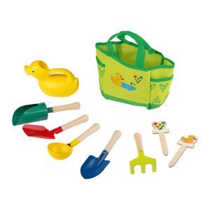 Playtive Dětská taška se zahradním náčiním, 9dílná sada (zelená)