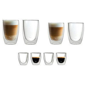 Mövenpick Termo sklenice na Latte Macchiato 2 ks / Cappuccino 2 ks / Espresso 4 ks