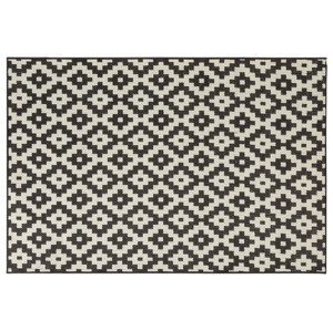 LIVARNO home Venkovní koberec, 80 x 150 cm (ornament šedá/béžová)