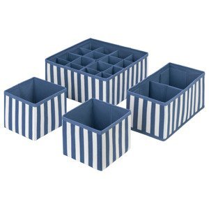 LIVARNO home Organizér do zásuvky, 4 kusy (modrá)