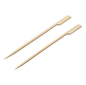 GRILLMEISTER Bambusové grilovací špízy / Bambusové kleště (bambusové špízy ploché 18 cm, 90 kusů)