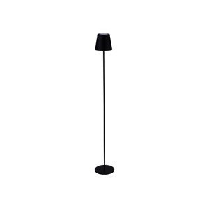 LIVARNO home Aku stojací LED lampa s USB a dotykovým stmívačem (černá)