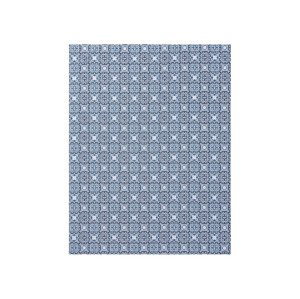 LIVARNO home Ubrus / Běhoun (130 x 170 cm, běhoun, vzor/modrá/bílá)