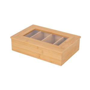 Wenko Bambusový úložný box (box na čaj)