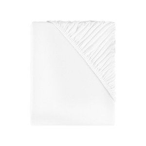 LIVARNO home Žerzejové napínací prostěradlo, 140-160 x 200 cm (bílá)