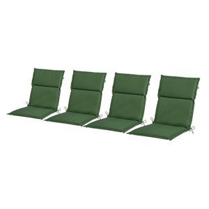 Sada potahů na židli Houston, 107 x 45 x 4 cm, 4dílná, zelená