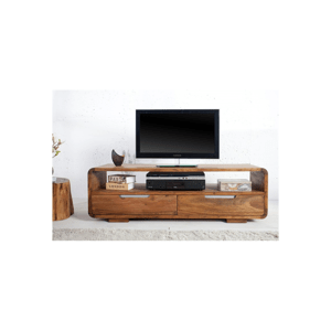 TV stolek 120x45x45 z indického masivu palisandr / sheesham Tmavě medová