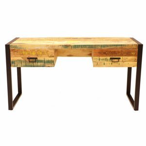 Psací stůl Retro 160x76x70 z recyklovaného mangového dřeva