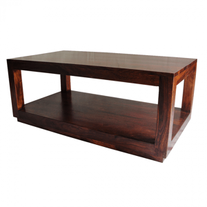 Konferenční stolek Tara 90x45x60 z indického masivu palisandr / sheesham Antique white