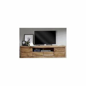 TV stolek Tina 140x60x45 z masivu palisandr / sheesham Natural