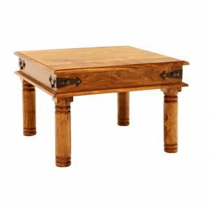 Konferenční stolek Jali 60x40x60 z indického masivu palisandr / sheesham Tmavě medová