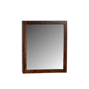 Skříňka do koupelny se zrcadlem Nela 65x80x15 z indického masivu palisandr / sheesham Ořech